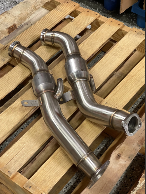 PLM Infiniti Q50 Q60 2016-2021 Full Downpipes Kit - Catted