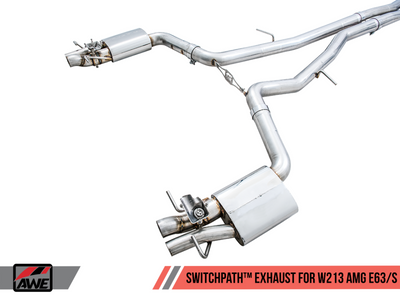 AWE Tuning Mercedes-Benz W213 AMG E63/S Sedan/Wagon SwitchPath Exhaust System - for Non-DPE Cars