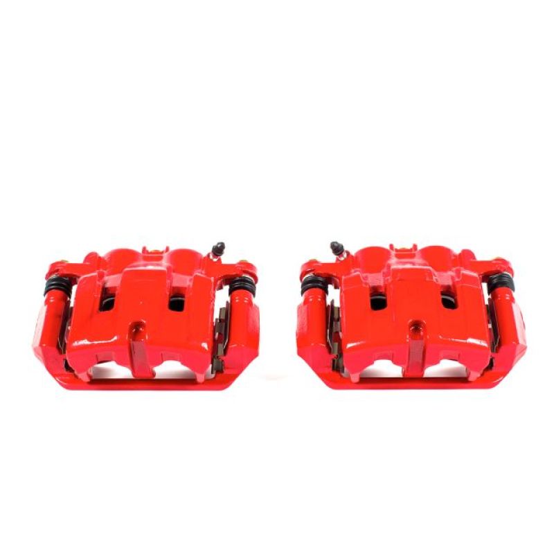 Power Stop 09-14 Acura TL Front Red Calipers w/Brackets - Pair