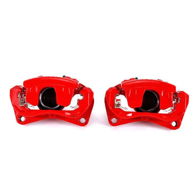 Power Stop 07-10 Nissan Altima Front Red Calipers w/Brackets - Pair