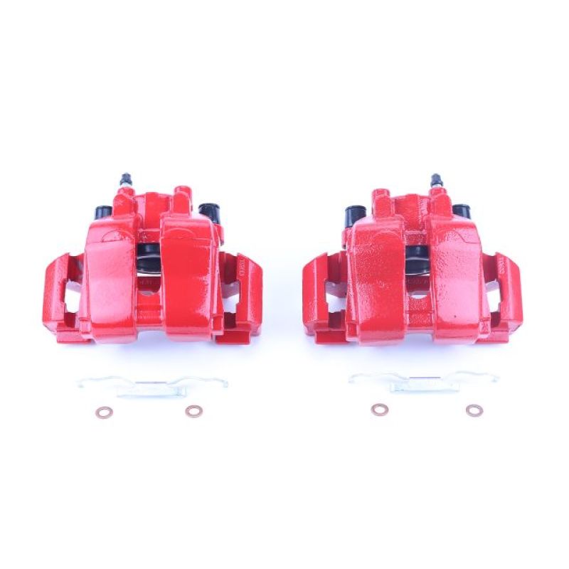 Power Stop 07-12 Ford Escape Front Red Calipers w/Brackets - Pair