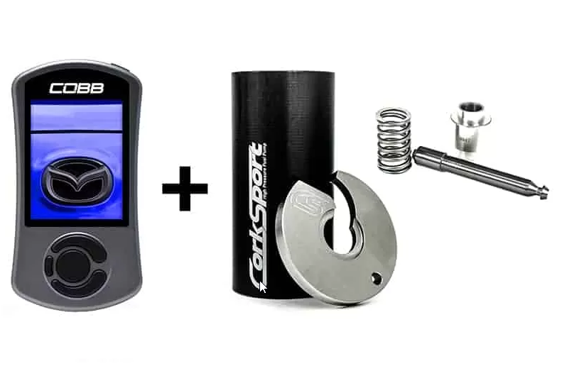 MAZDASPEED COBB Access Port / CorkSport Fuel Pump Internals Combo