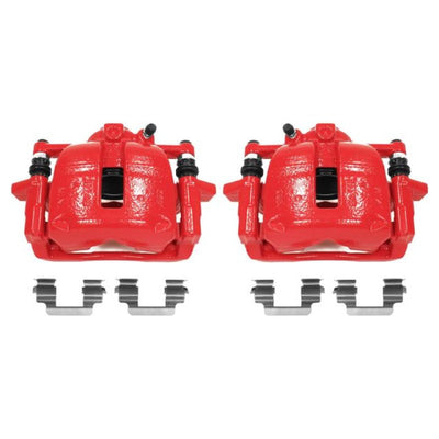 Power Stop 07-16 Mini Cooper Front Red Calipers w/Brackets - Pair