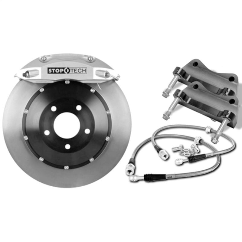 StopTech 5/93-98 Supra / 92-00 Lexus SC300/SC400 BBK Front Black ST-60 Calipers 355x32 Drilled Rotor