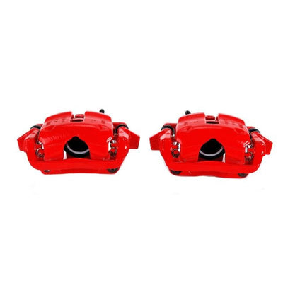 Power Stop 07-16 Mini Cooper Front Red Calipers w/Brackets - Pair