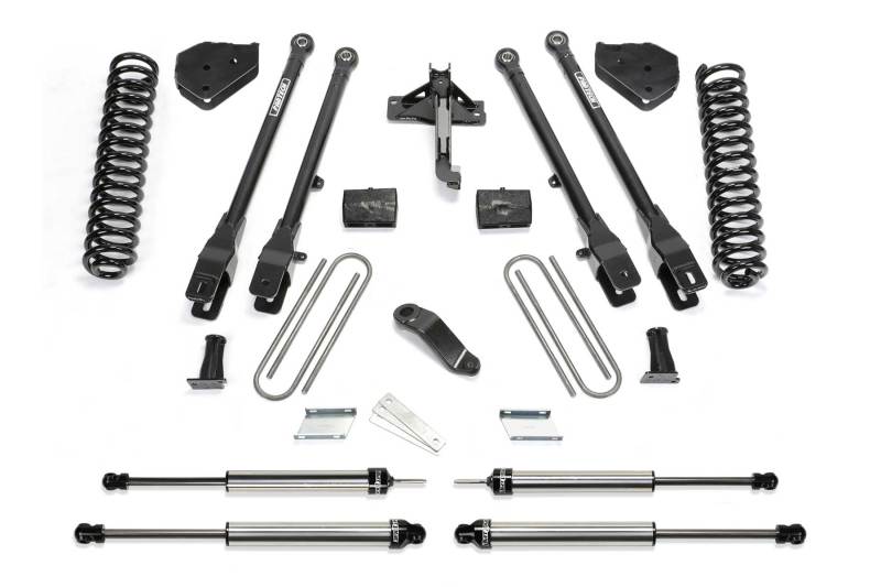 Fabtech 17-21 Ford F250/F350 4WD Diesel 4in 4Link Sys w/Coils & Dlss Shks