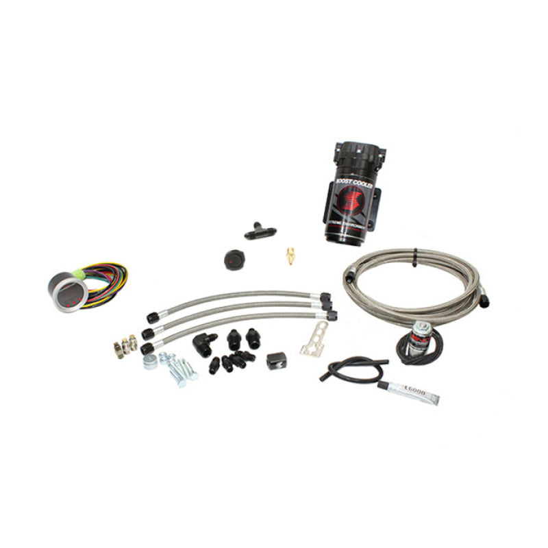 Snow Performance Chevy/GMC Stg 2 Boost Cooler Water Inj. Kit (SS Brded Line/4AN Fittings) w/o Tank