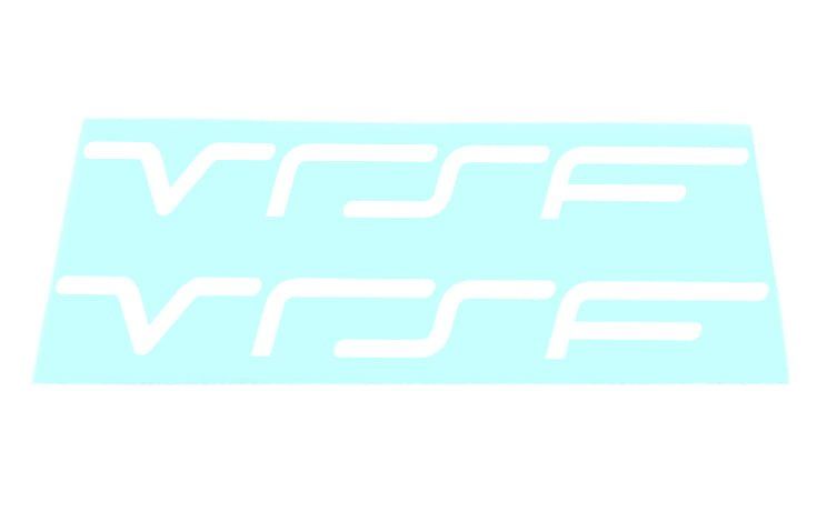 VRSF Logo Window Decals - White